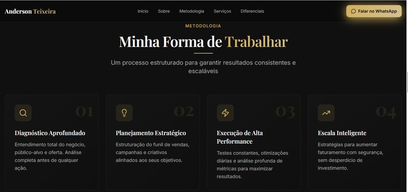 Anderson Teixeira — Gestor de Tráfego — tela 3