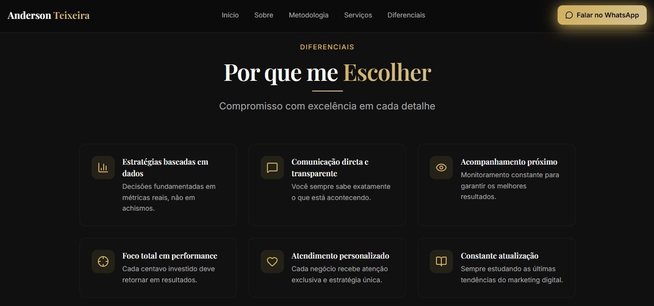 Anderson Teixeira — Gestor de Tráfego — tela 6