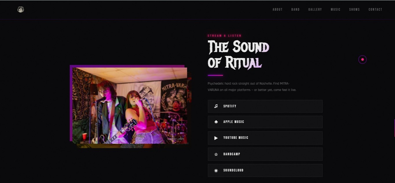 Mitra-Varuna — Hard Rock Band — tela 7