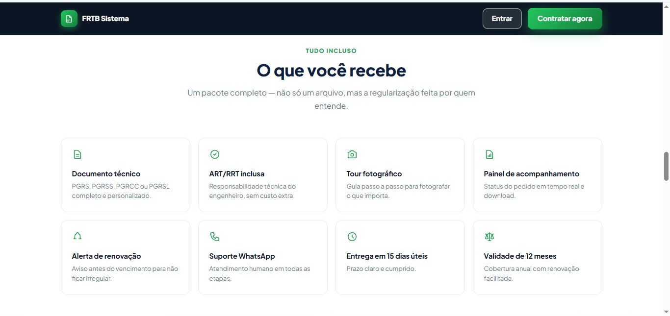 Sistema PGRS — Plataforma de Documentos Ambientais — tela 3