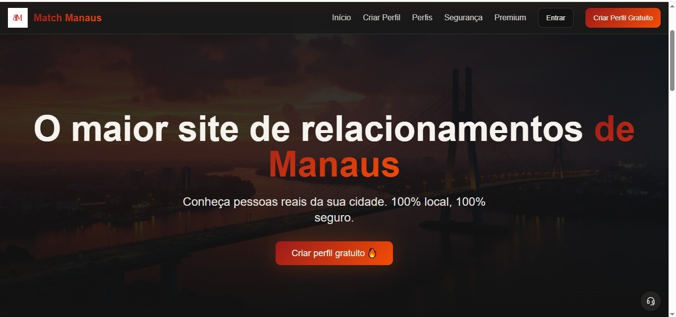 Tela 1 do projeto Match Manaus