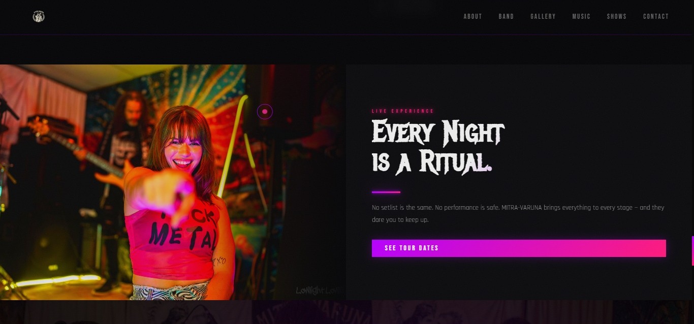 Shows — Every Night is a Ritual