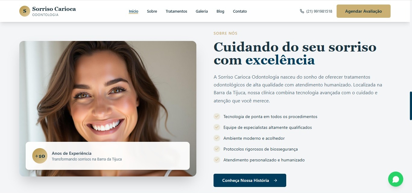 Tela 4 do projeto Sorriso Carioca